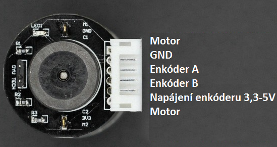 Stavebnice mini podvozku pro balancujícího robota