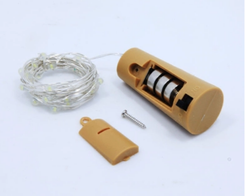 mikro LED světelný řeťez dekorační , zelená, špunt