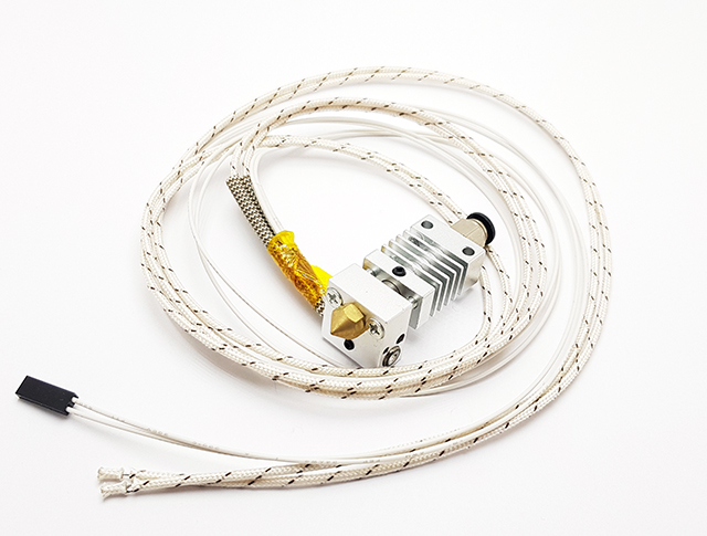 24V 50W kompatibilní Hotend CR10 Bowden 1,75mm 0,4mm s tělískem a termistorem