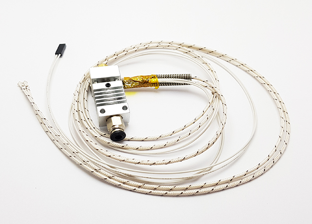 24V 50W kompatibilní Hotend CR10 Bowden 1,75mm 0,4mm s tělískem a termistorem