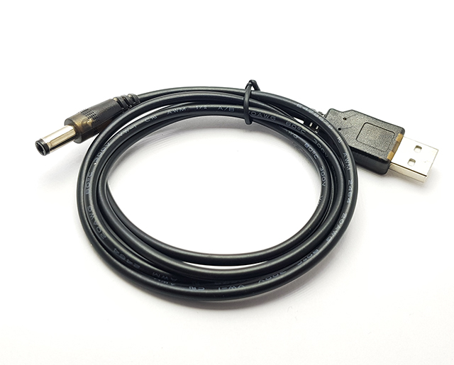 USB QC trigger 9V 5,5x2,5mm 1m
