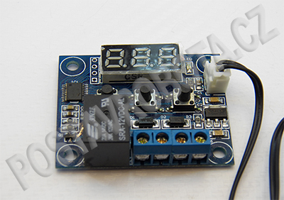 Digitální termostat -50 až 110 °C + čidlo 5V