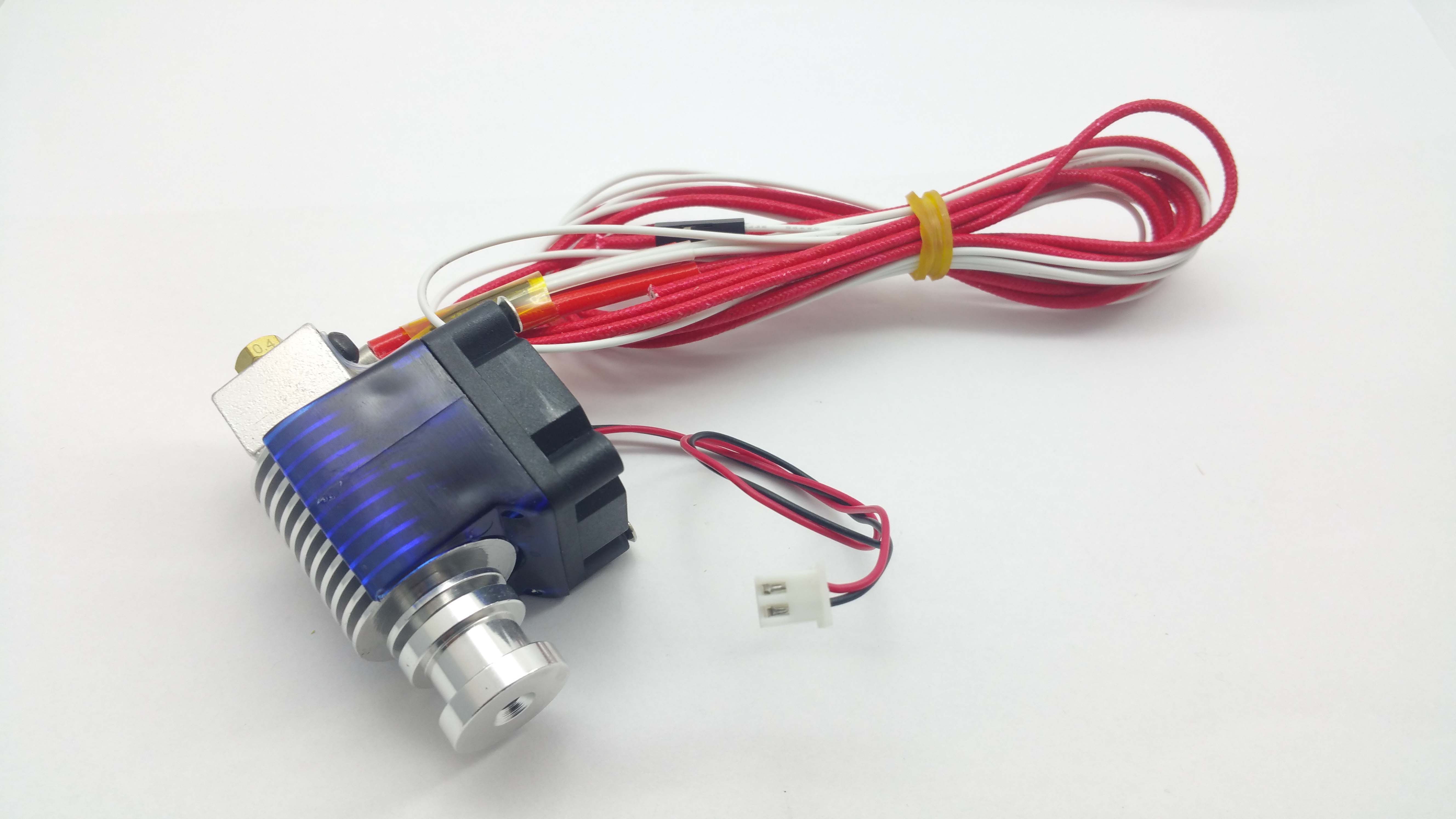 kompatibilní Hotend E3D V6 3mm 0,4mm s tělískem a termistorem