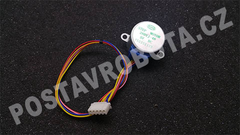 Krokový motor spřevodovaný 6V 20mm