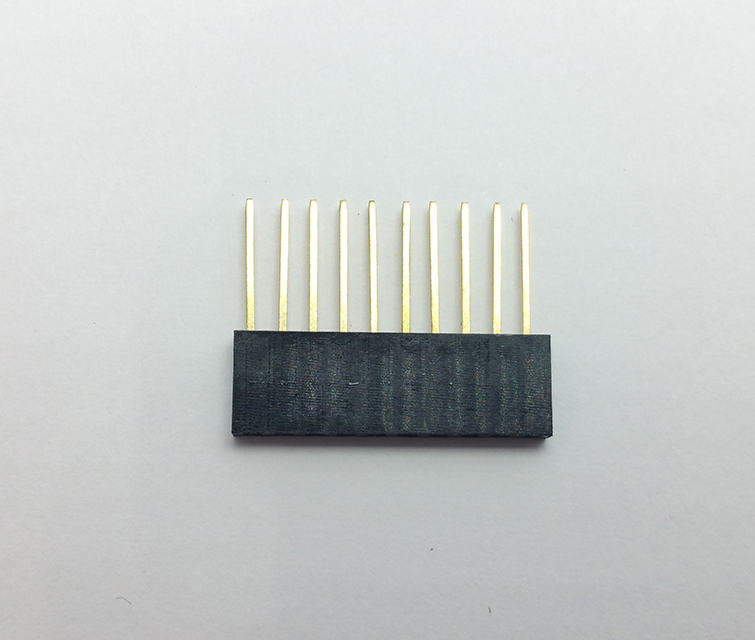 Dutinková lišta 10x1 2.54mm dlouhá, pro shieldy
