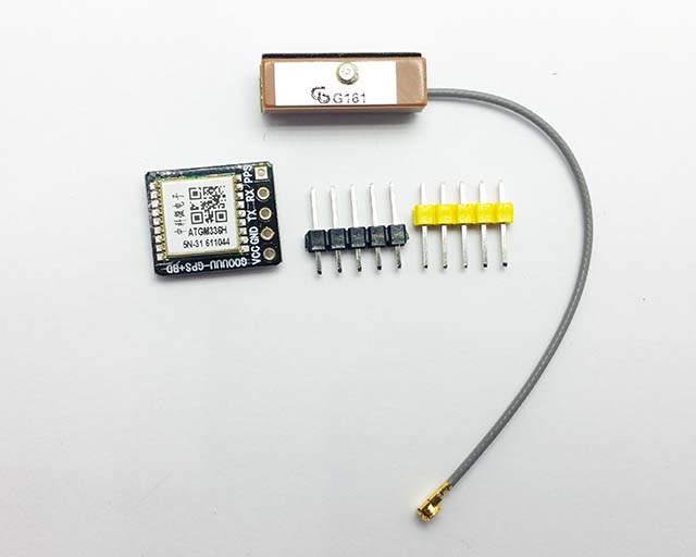 Mini GPS modul s anténou ATGM336H + eeprom