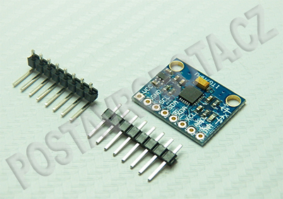 Digitální akcelerometr + gyroskop MPU6050 modul 3-osý