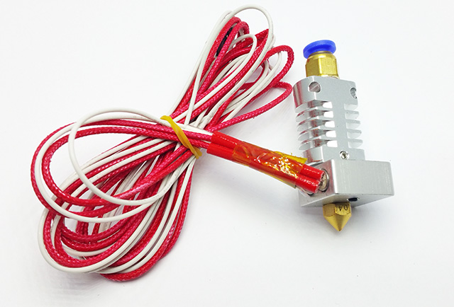 kompatibilní Hotend E3D CR8 Bowden 1,75mm 0,4mm s tělískem a termistorem