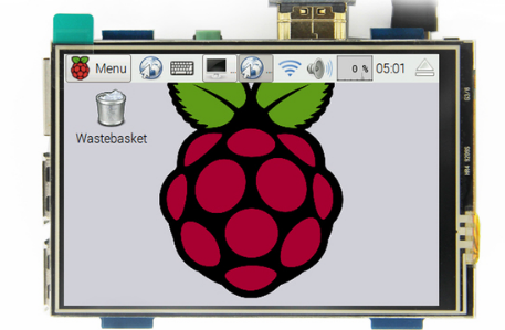 3,5" LCD HDMI dotykový displej pro raspberry pi