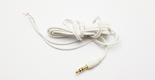 Kabel sluchátkový, pro opravu sluchátek 3,5mm jack