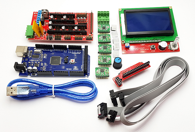 Ramps 1.4 + ATMega2560 + LCD + Drivery sada