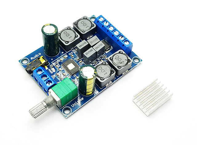 Digitální audio zesilovač 2x50W TPA3116D2 + pot.
