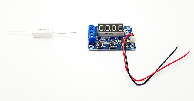 Měřič kapacity baterií + zátěž