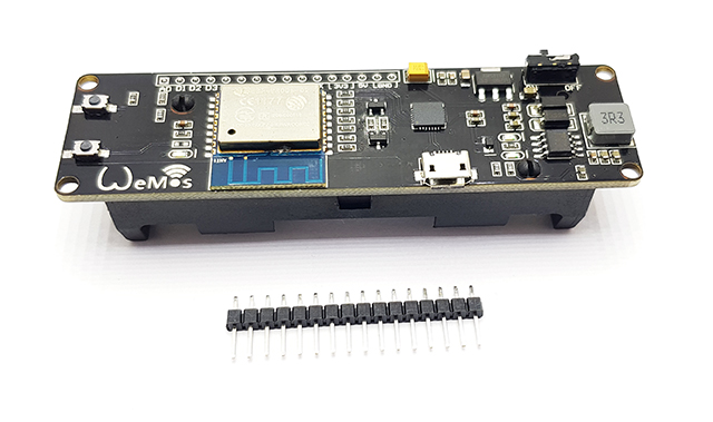WiFi vývojová deska ESP8266 2,4GHz SoC IoT s držákem článku 18650