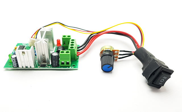 PWM generátor pro řízení otáček DC motoru 6A