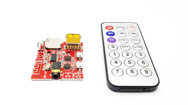 MP3, FLAC modul s tlačítky micro SD bluetooth USB