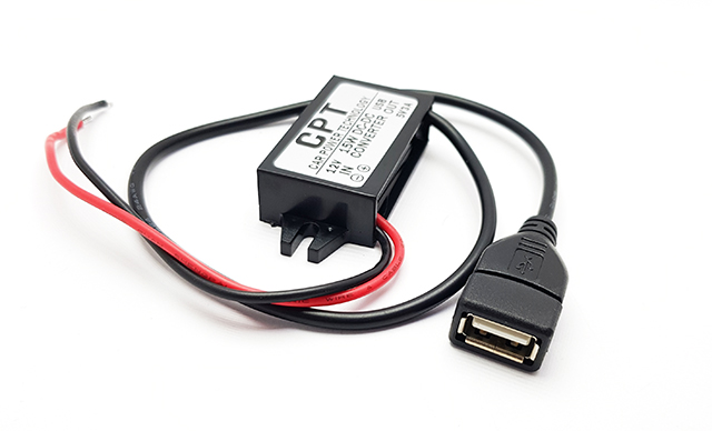 USB 5V 3A zdroj snižující napětí 12V