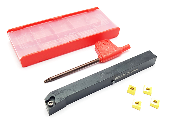 10mm soustružnický nůž + sada karbidových plátků 4ks