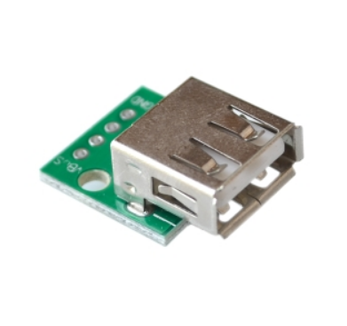 USB A samice konektor DIP adaptér
