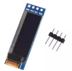 OLED displej IIC modrý grafický 128x32 0.91"