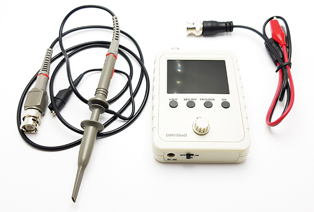Osciloskop 1Msps 200kHz LCD sestavený