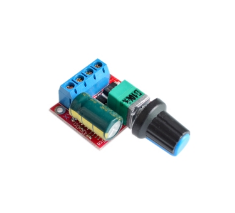 PWM generátor pro řízení otáček DC motoru 5A