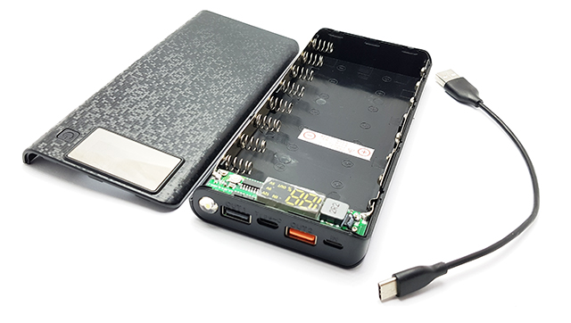 Elektronika pro USB Powerbank QC3.0 s krabičkou na 8x 18650