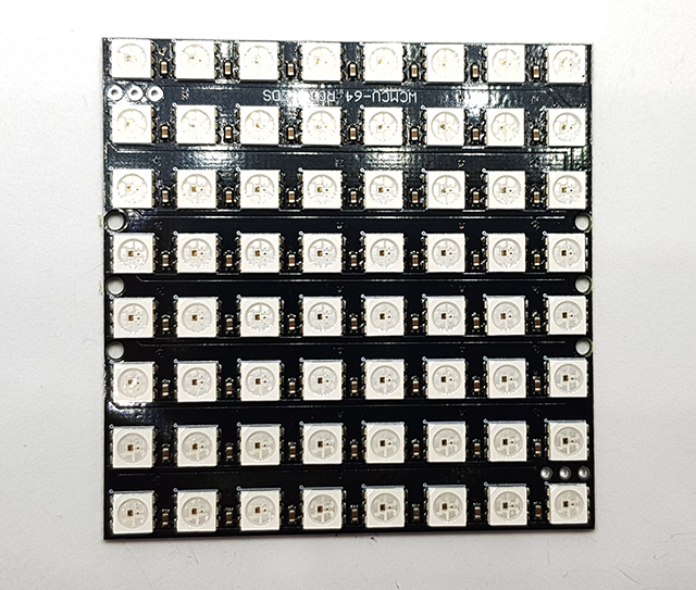 Adresovatelná LED matice 8x8 WS2812B  RGB