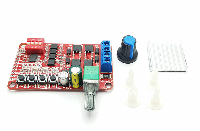 PWM generátor pro řízení otáček DC motoru 5A