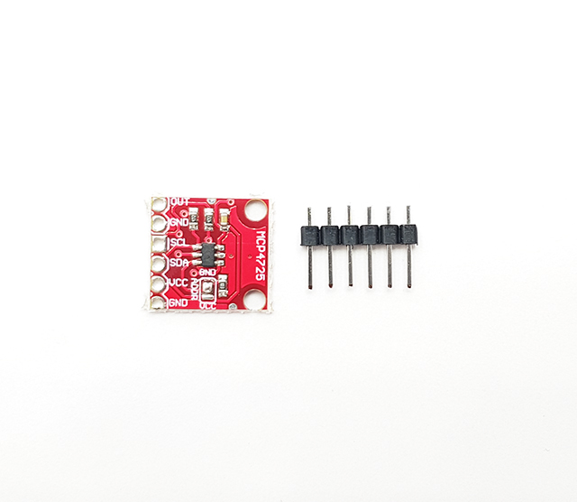 DAC převodník MCP4725 12-bit modul I2C