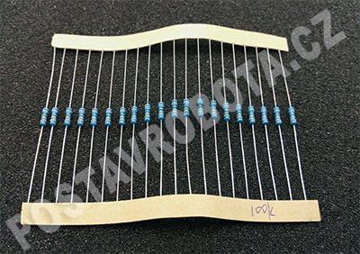 Sada rezistorů 600ks 30 hodnot 1/4W 1%
