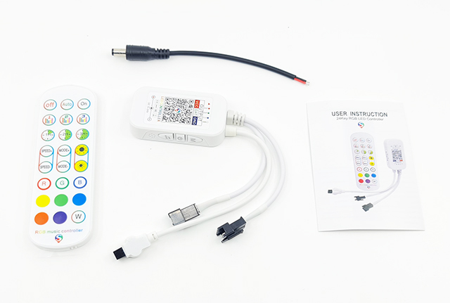 Bluetooth ovladač pro adresovatelný LED pásek