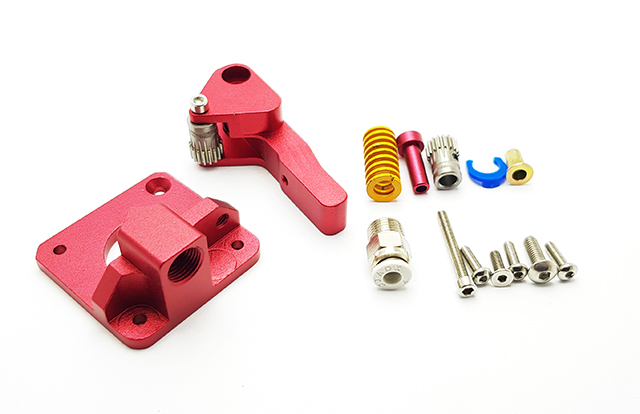 Stavebnice pro Bowdenový extruder s dvojitým kolečkem 1,75mm