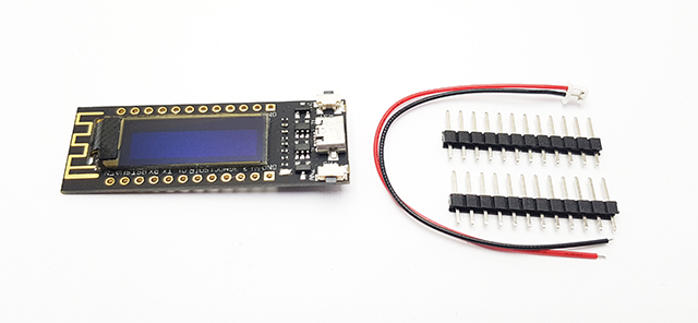 WiFi vývojová deska ESP8266 s 0.91" OLED displejem 2,4GHz SoC IoT