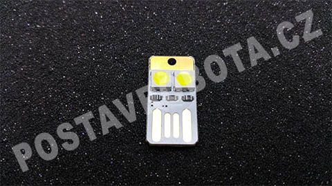 USB LED lampička i pro powerbank