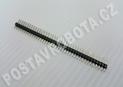 Kolíková lišta 40x1 2.54mm
