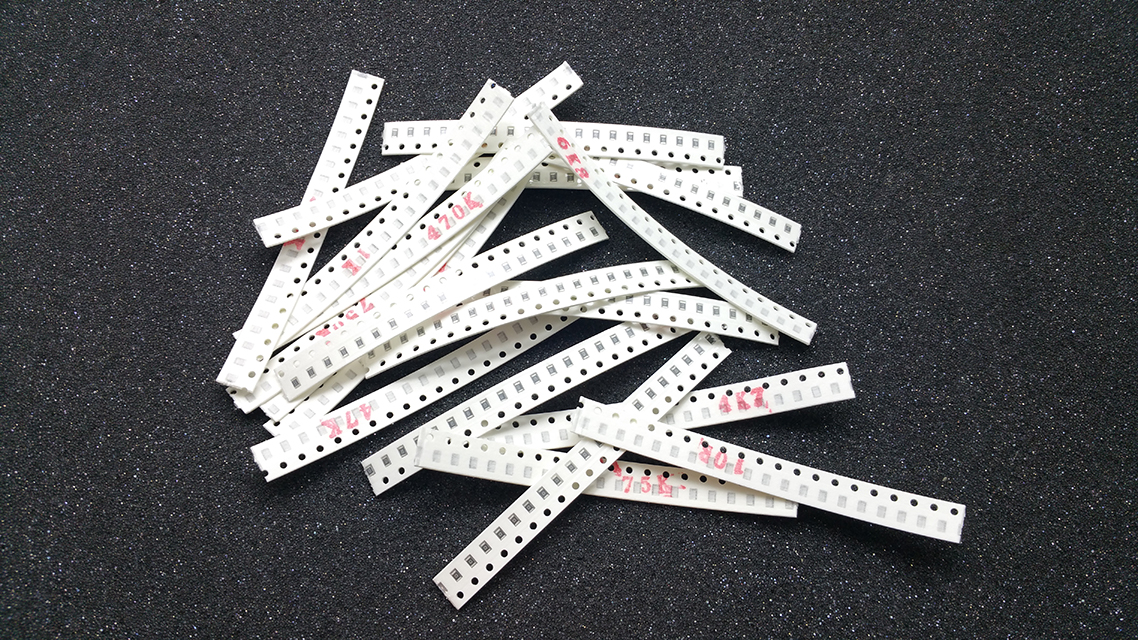 Sada SMD 0805 rezistorů 400ks 20 hodnot 5%
