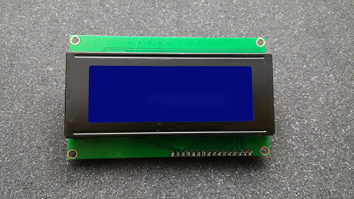 I2C LCD IIC displej znakový 20x4 modrý
