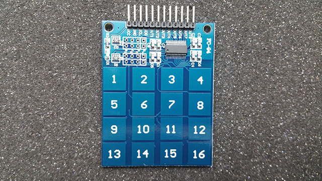 Dotyková klávesnice 4x4 modul TTP229