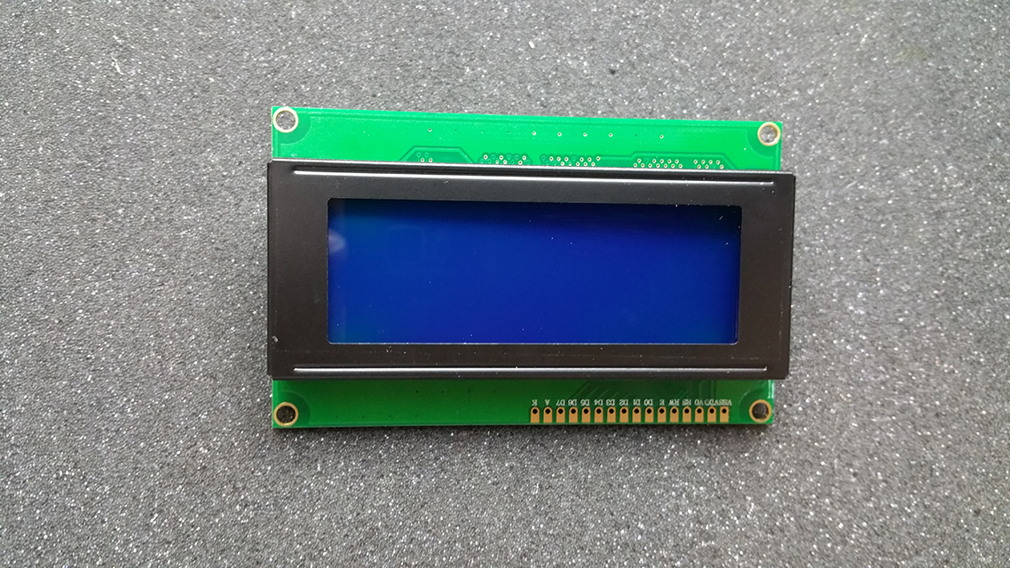 LCD displej znakový 20x4 modrý