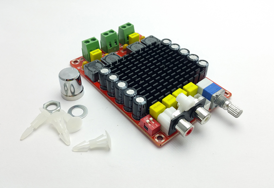 Digitální audio zesilovač 2x100W TDA7498 +pot.