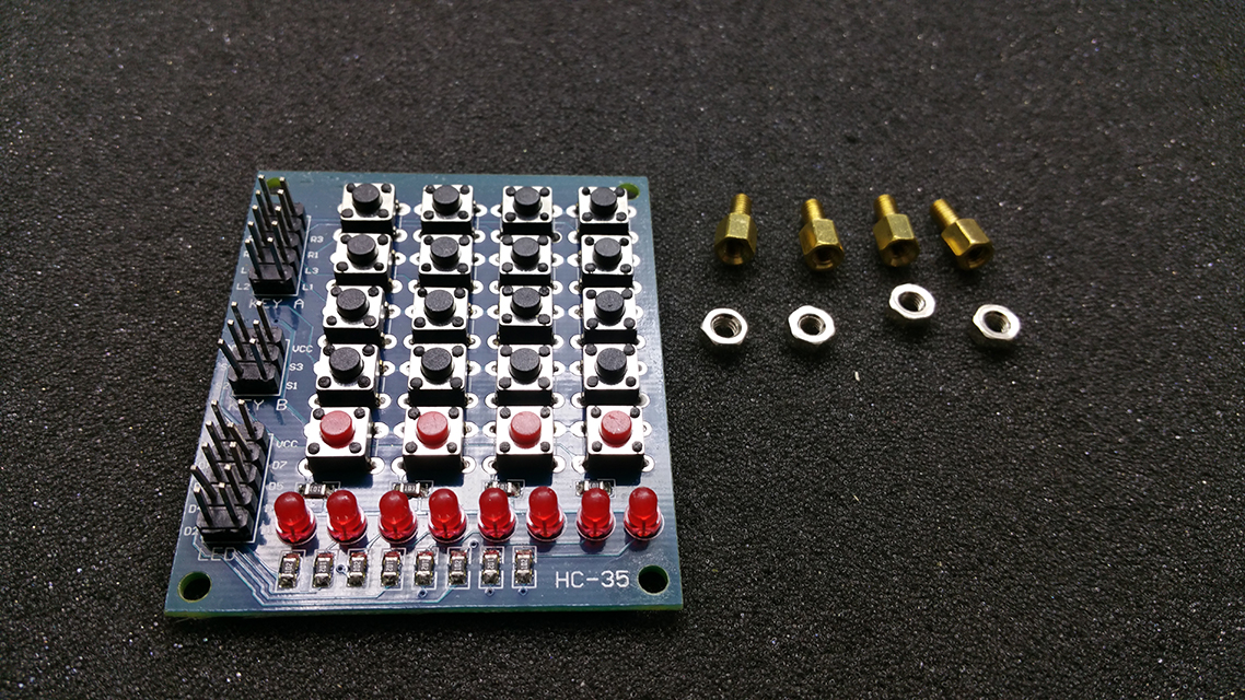 Klávesnice 5x4 + 8 LED modul