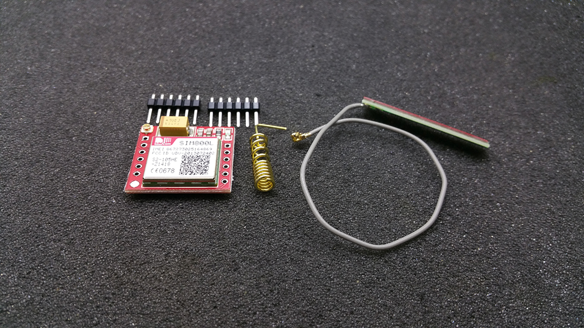 GSM modul SIM800L 900MHz 1800MHz + anténa