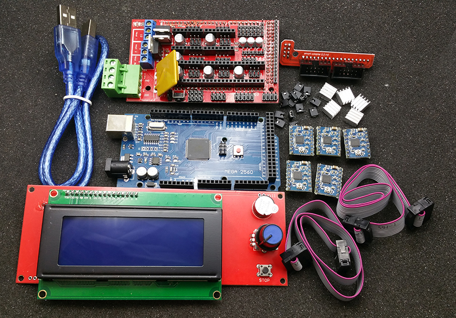 Ramps 1.4 + ATMega2560 + LCD + Drivery sada