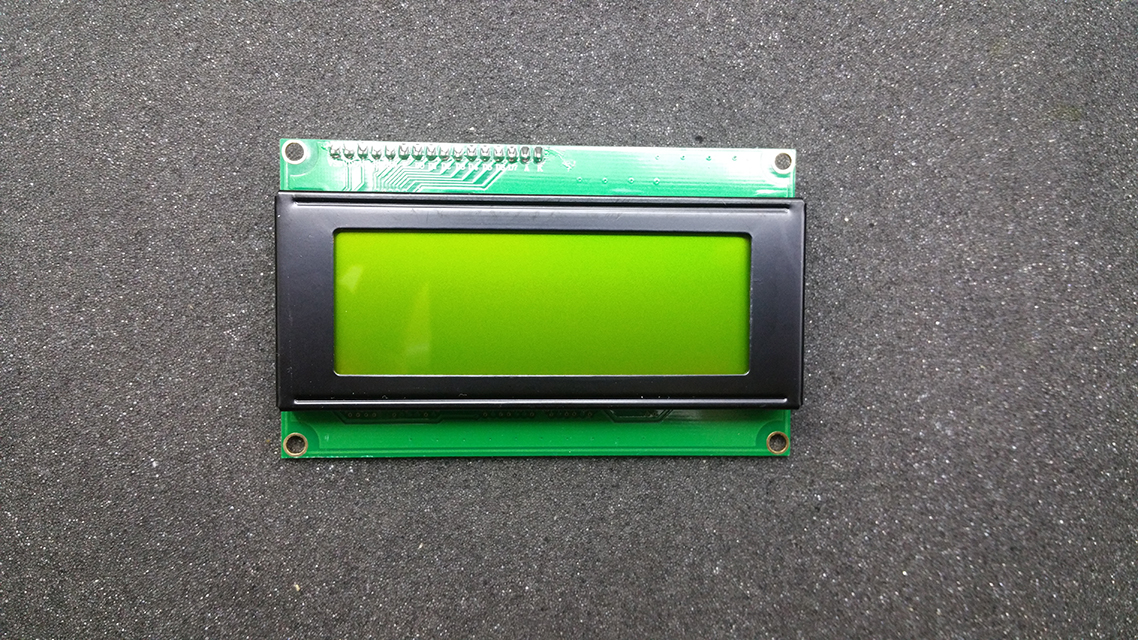 I2C LCD IIC displej znakový 20x4 zelený
