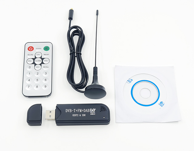 USB software rádio SDR RTL2832U + R820T2 