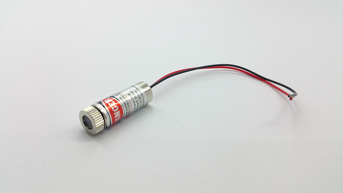 Laser modul kříž 3-5V 650nm s optikou