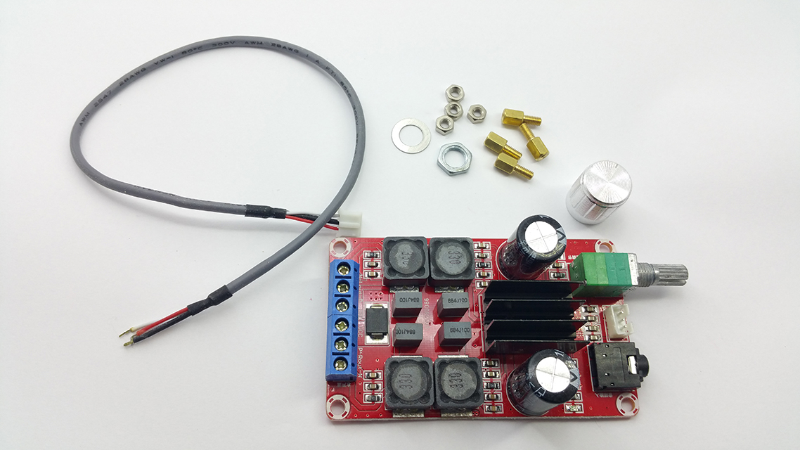 Digitální audio zesilovač 2x50W TPA3116D2 + pot.