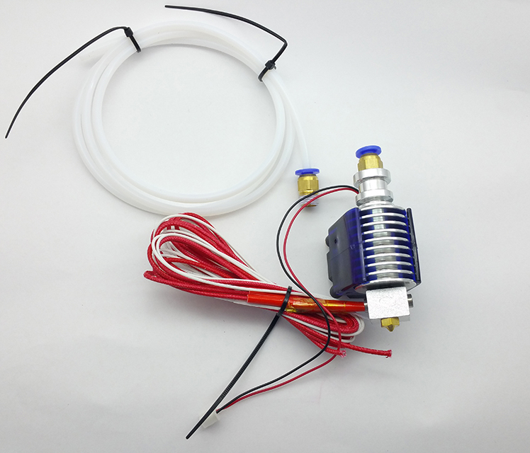 kompatibilní Hotend E3D V6 Bowden 3mm 0,4mm s tělískem a termistorem