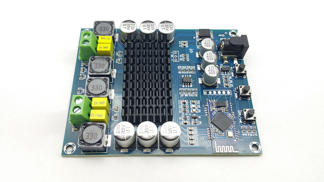 Digitální audio zesilovač bluetooth 2x50W